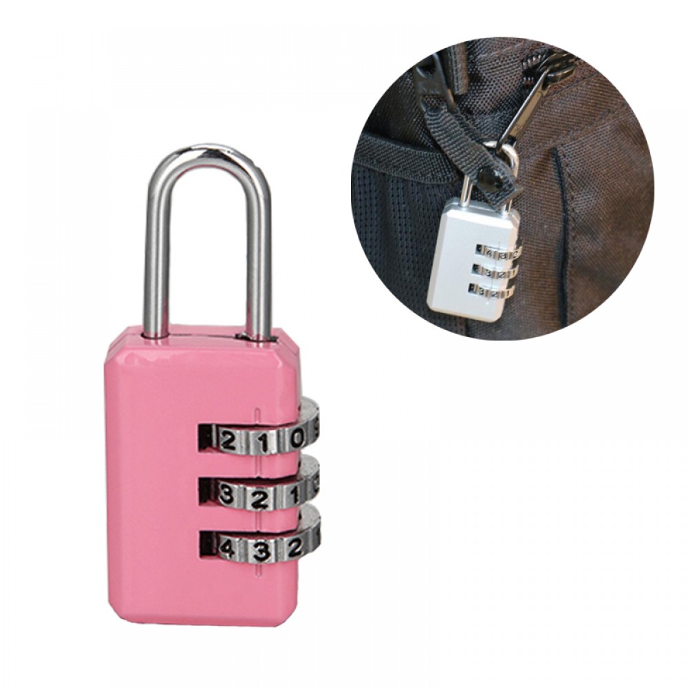 Luggage Digit Combination Lock Logo Branded Luggage Digit Combination Lock Logo Branded