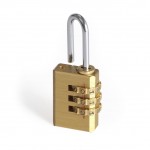 Brass Resettable Combination Padlock with Logo