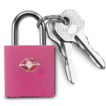 Customized Smooth Trip Travel Gear by Talus TSA Accepted Luggage Key Locks, Rubine Red