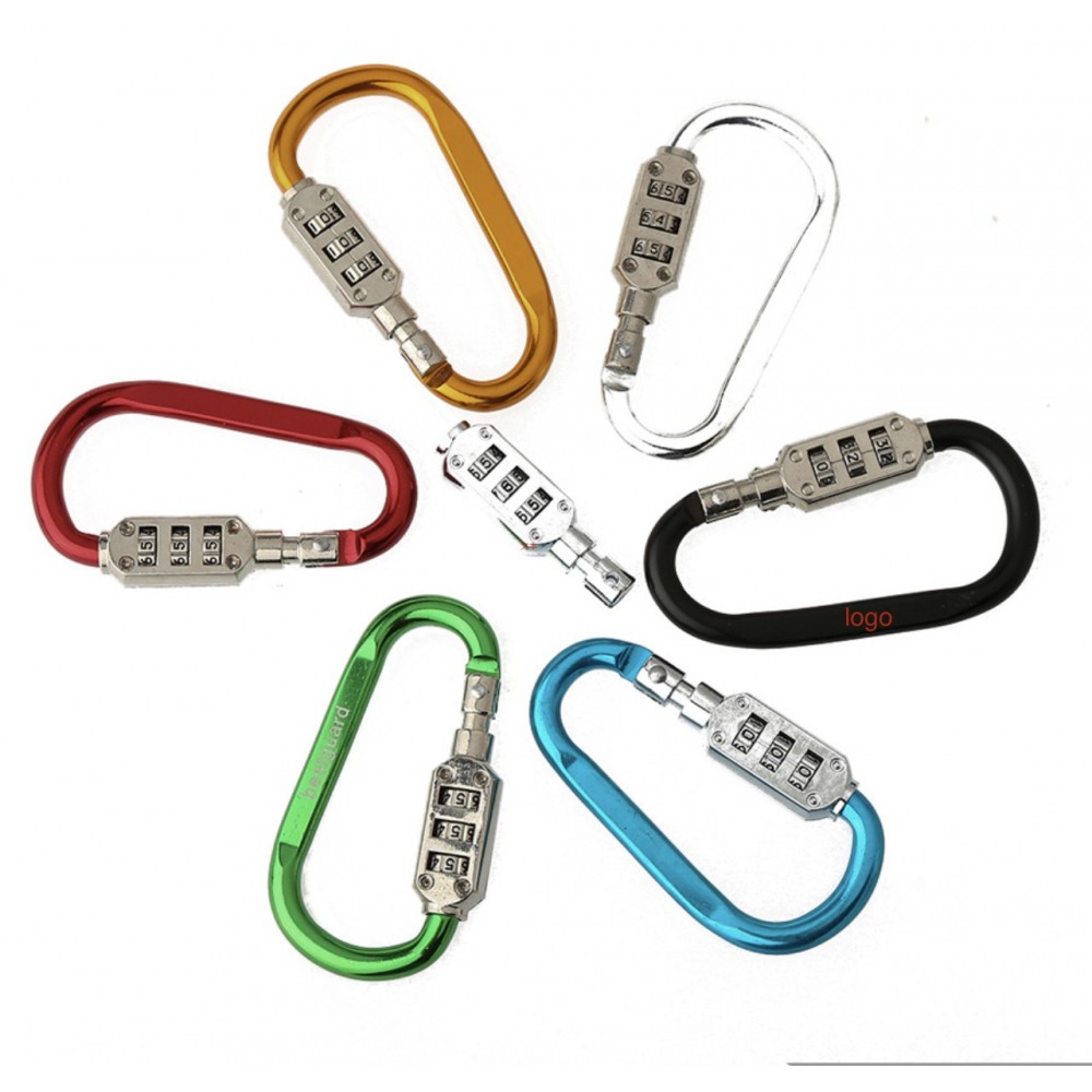 Custom Printed Mountaineering Buckle Arc Password Lock Custom Printed Mountaineering Buckle Arc Password Lock