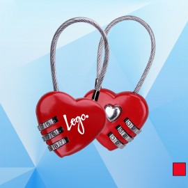 Logo Branded Coded Metal Wire Lock  Logo Branded Coded Metal Wire Lock