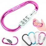 Metal Carabiner Digital Padlock with Logo