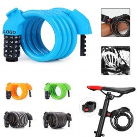 Combination Bike Lock with Logo  Combination Bike Lock with Logo