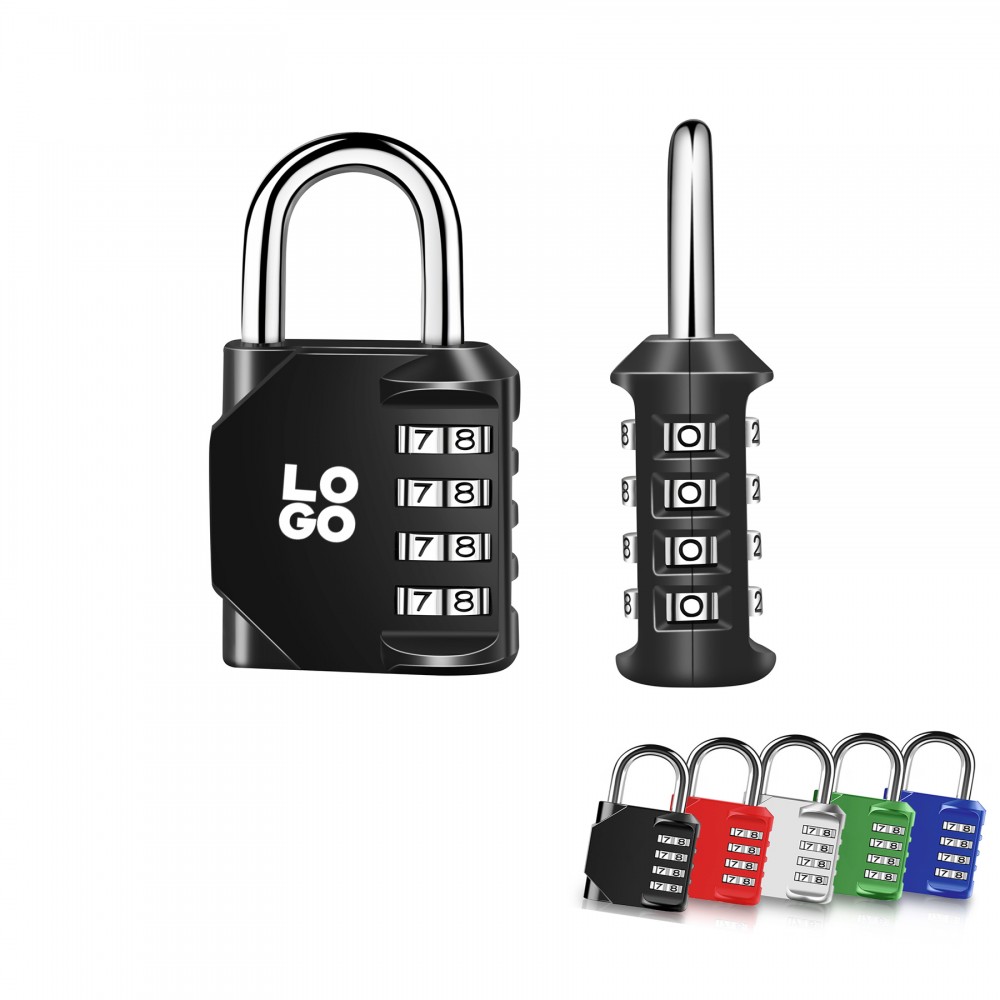 4 Digit Combination Locks with Logo