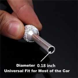 Universal Bling Faux Diamond Car Truck Interior Door Lock with Logo