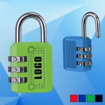 Resettable 3-digit Coded Padlock with Logo