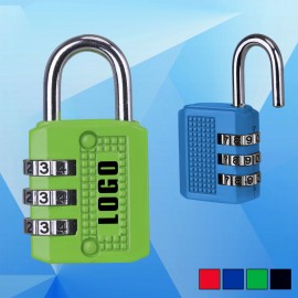 Customized Resettable 3-digit Coded Padlock  Customized Resettable 3-digit Coded Padlock
