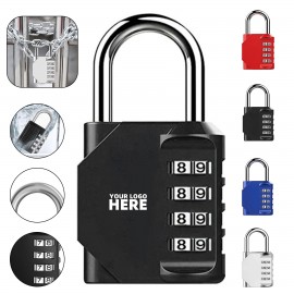 Outdoor Waterproof 4 Digit Combination Lock with Logo
