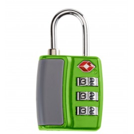 Smooth Trip Travel Gear by Talus TSA Accepted Combination Luggage Lock, Green with Logo