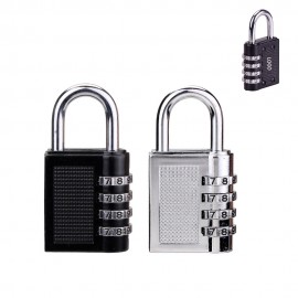 4 Digit Combination Padlock with Logo