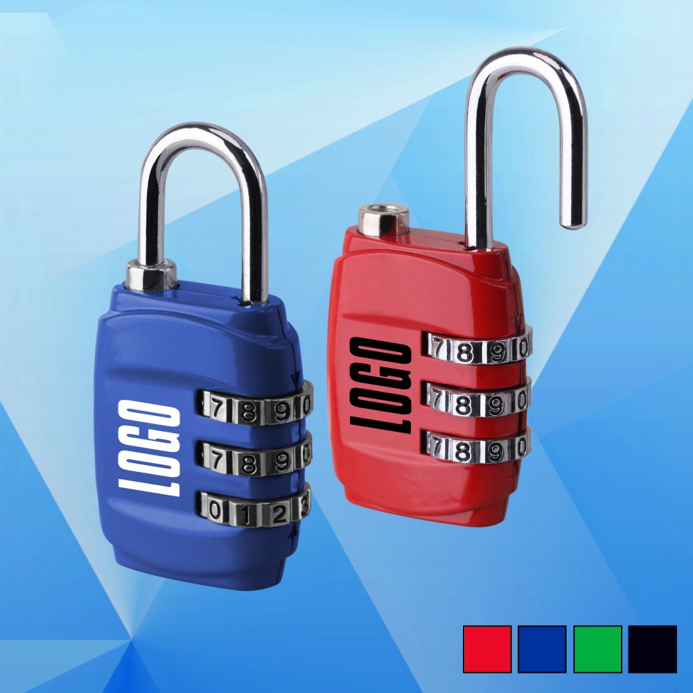 Security Travel Luggage Padlock with Logo
