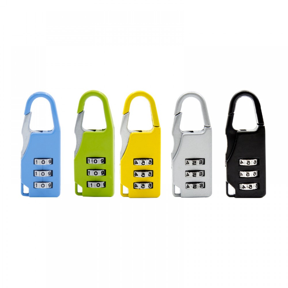 Combination Lock With 4 Digit Padlock with Logo