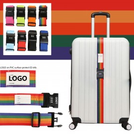 ID Tag Luggage Strap Belt With Password Lock with Logo