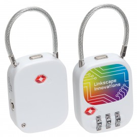 Escort TSA-Approved Luggage Lock with Logo