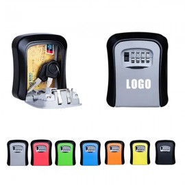 Wall-Mounted Key Lock Box, Outdoor Safe with Logo