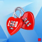 Fashionable Loving Heart Coded Lock Custom Imprinted