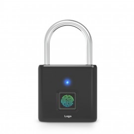 Customized Fingerprint Padlock Metal Keyless Thumbprint Lock