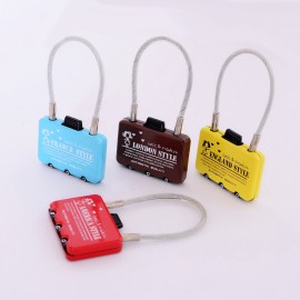 Metal Luggage Combination Lock Or Locker with Logo