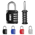 Logo Branded 4 Digit Outdoor Waterproof Combination Lock