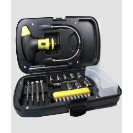 28 Piece Tool Kit/ Self Charging LED Flashlight with Logo