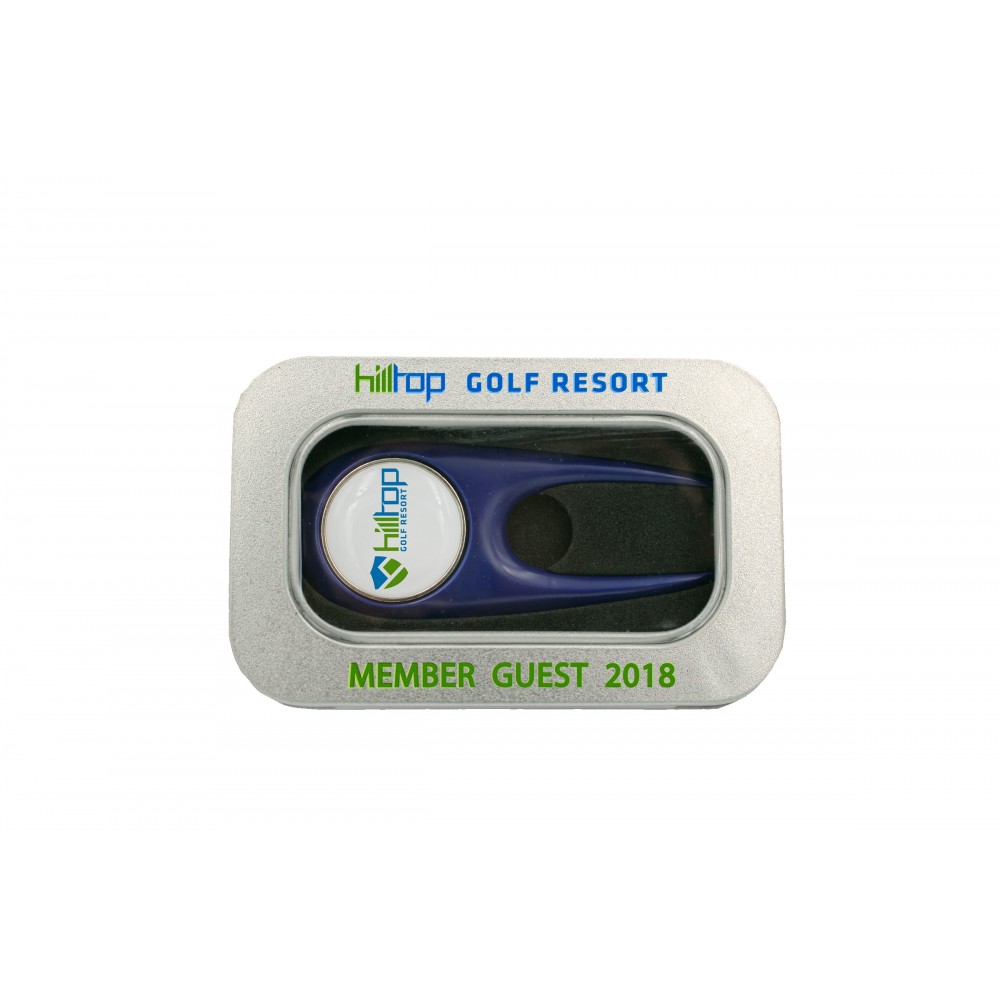 Custom Printed Scotsman's Printed Window Tin Custom Printed Scotsman's Printed Window Tin