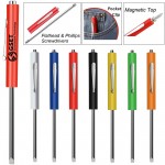 Custom Reversible Screwdriver with Magnetic Top