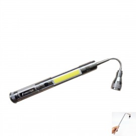 COB+3 LED Magnetic Bendable Inspection Light Dual Magnet Work Light Corner Picker with Logo