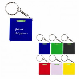 Tape Measure/Level Keychain with Logo