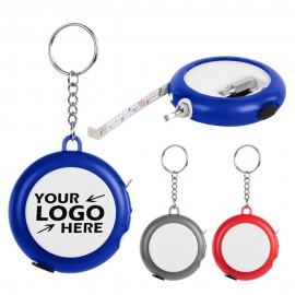 Logo Branded Multi-Tool Tape Measure With Light