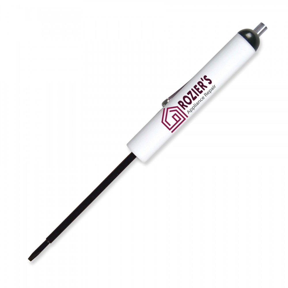 Logo Branded Pocket Screwdriver Tech Blade + Magnetic Top FC