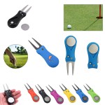 Golf Divot Repair Tool With Ball Marker with Logo