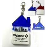 Promotional House Shaped Tool Kit w/4 Steel Bits & Keychain