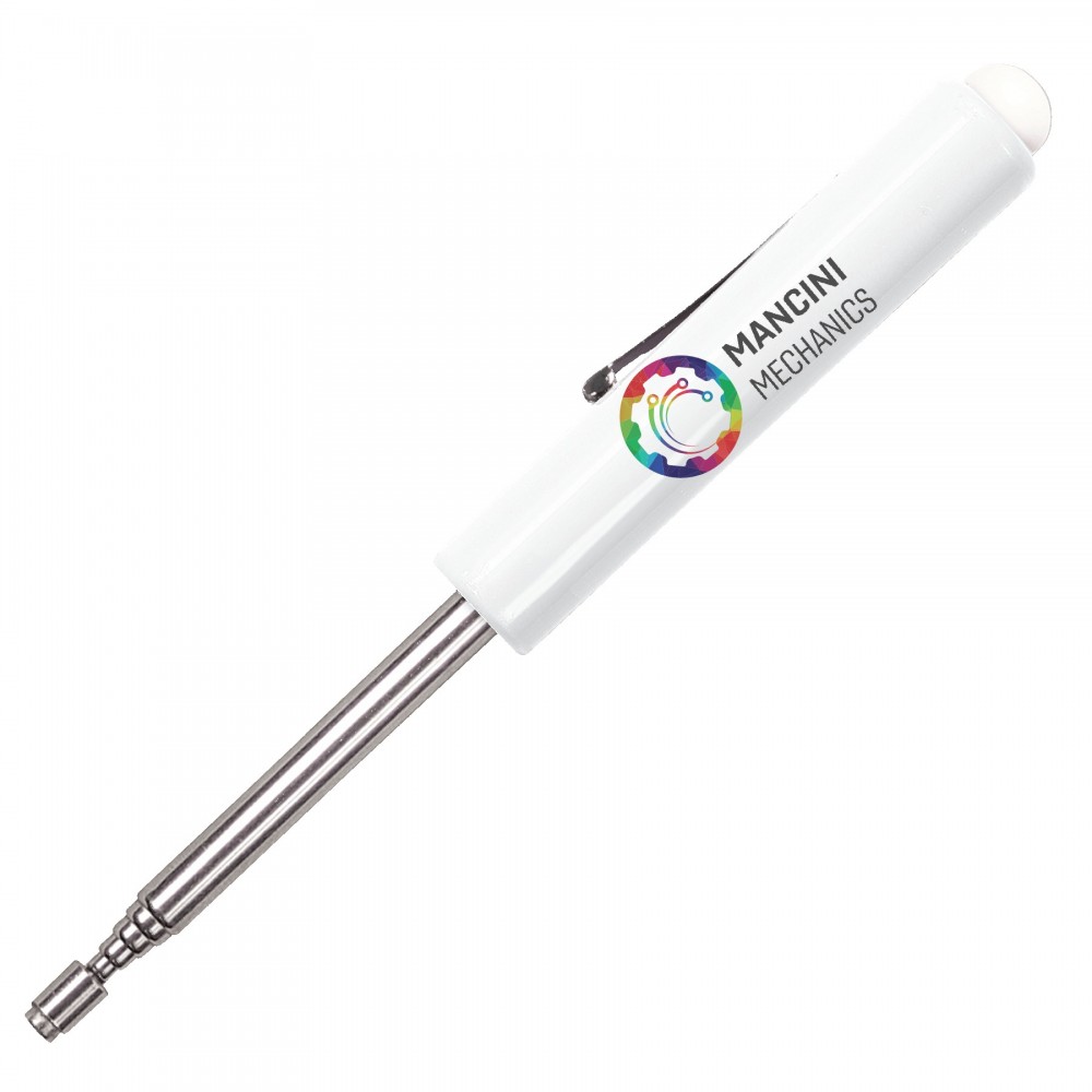 Logo Branded Telescoping Magnetic Pick Up Tool + Button Top FC