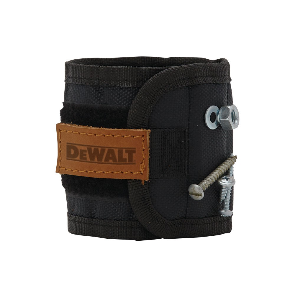 Promotional Out Of Stock Denali Magnetic Wrist Strap W/ Leather Patch