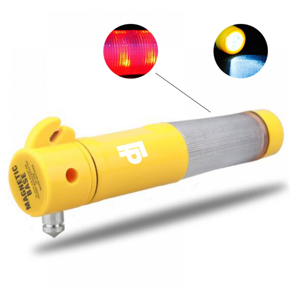 4 in 1 Multipurpose Emergency Hammer for Cars Custom Printed 4 in 1 Multipurpose Emergency Hammer for Cars Custom Printed