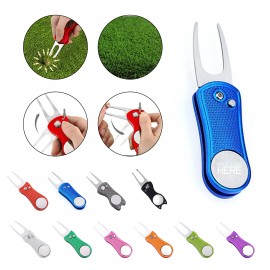 Foldable Golf Divot Tool with Logo