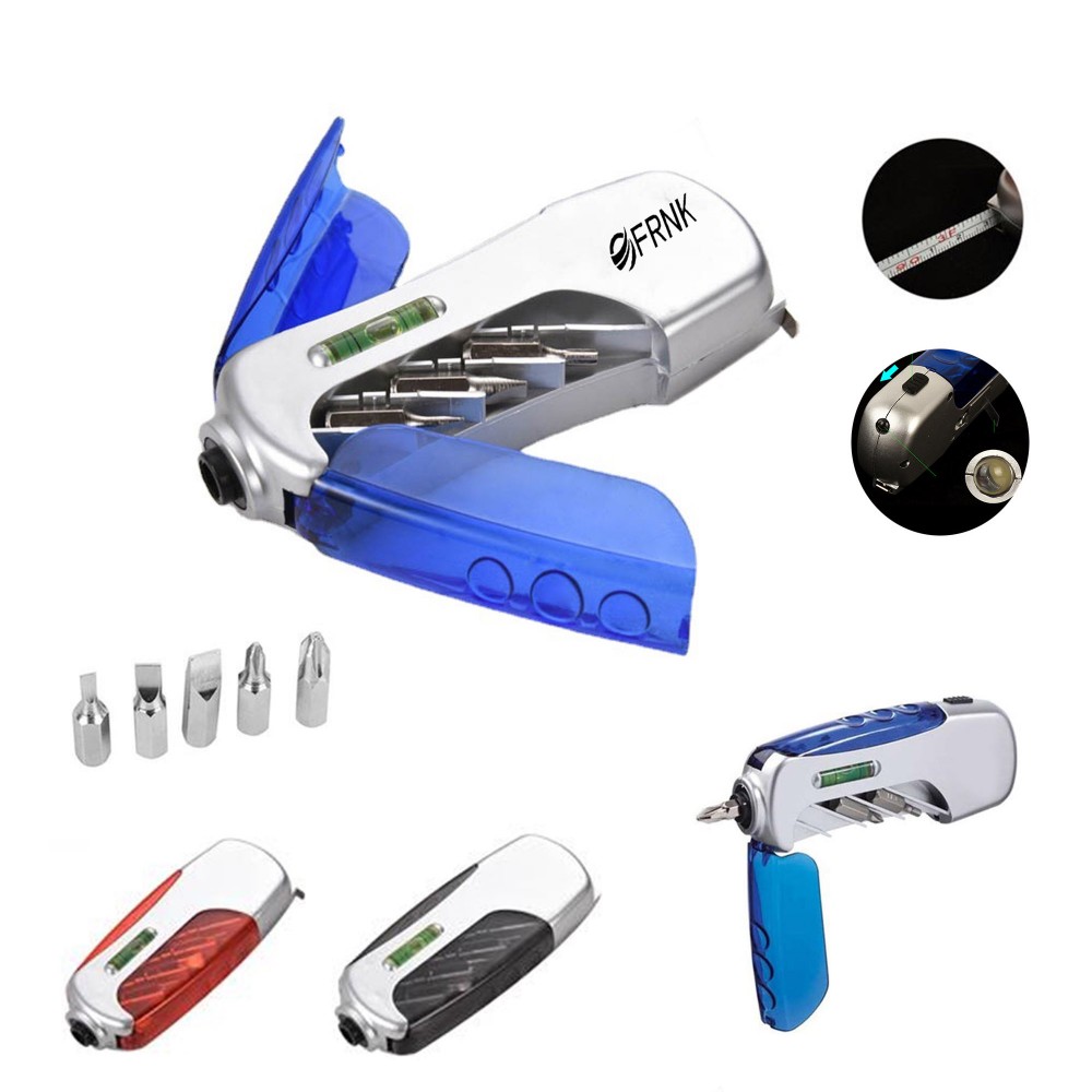 Multi-Function Tool Kit With LED Light with Logo Multi-Function Tool Kit With LED Light with Logo