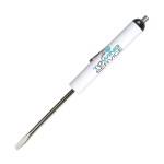 Pocket Screwdriver 1/8" Flat Tip Blade + Magnetic Top FC with Logo
