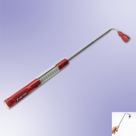 24+3 LED Magnetic Bendable Inspection Light Dual Magnet Work Light Corner Picker with Logo