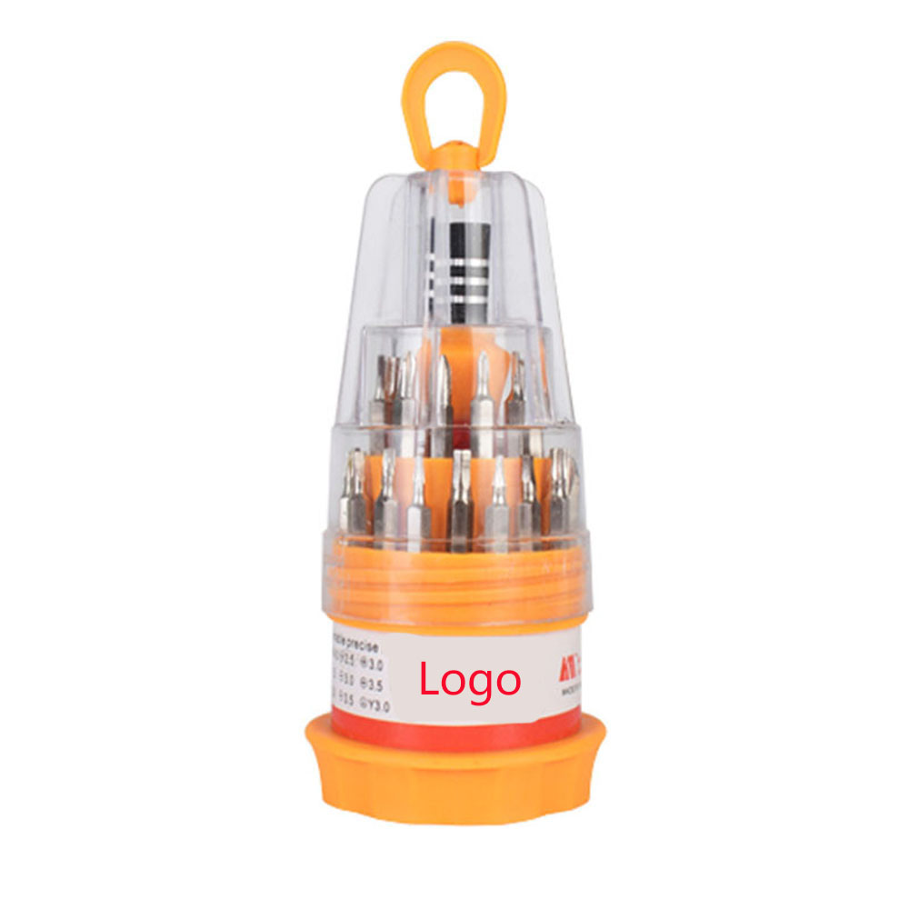 Custom Printed 31 in 1 Pagoda Screwdriver Set Custom Printed 31 in 1 Pagoda Screwdriver Set