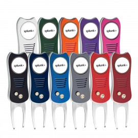 Team Golf Switchblade Divot Repair Tool with Logo