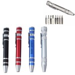 8 in 1 Screwdriver Tools Pen with Logo