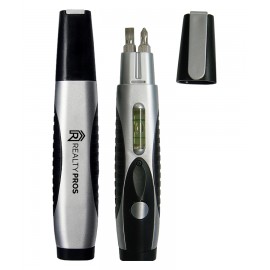 Customized 3-in-1 Multi-Tool - Screwdriver - Level and LED Flashlight with 1-Color Logo  Customized 3-in-1 Multi-Tool - Screwdriver - Level and LED Flashlight with 1-Color Logo