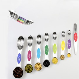 Custom Magnetic Stainless Steel Measuring Spoon Set