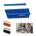 12'' Aluminum Triangular Architectural Scale Ruler with Logo