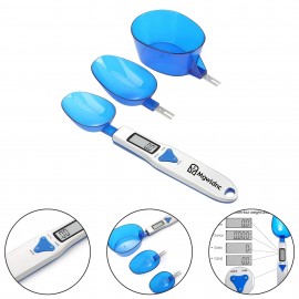 500g/0.1g Stainless Steel Electronic Measuring Spoon Set with Logo