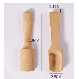 Personalized #4 Measuring Spoons Wood Spoons Wood Tea Spoons Milk Powder Spoons