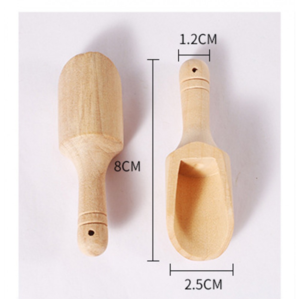 Promotional #7 Measuring Spoons Wood Spoons Wood Tea Spoons Milk Powder Spoons