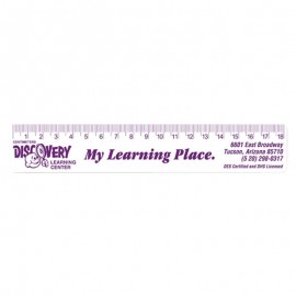 Polystyrene Ruler (1 1/4"x7 1/4") with Logo