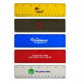 6" Ruler with Logo